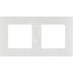 Рамка 2-м Etika бел. Leg 672502