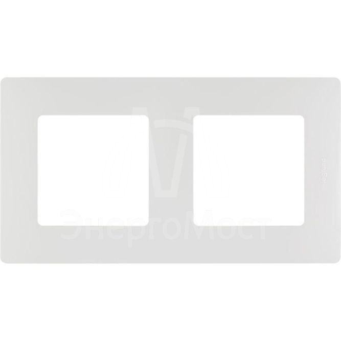 Рамка 2-м Etika бел. Leg 672502