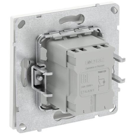 Выключатель 1-кл. KANT с подсветкой бел. магнолия DKC 7000133