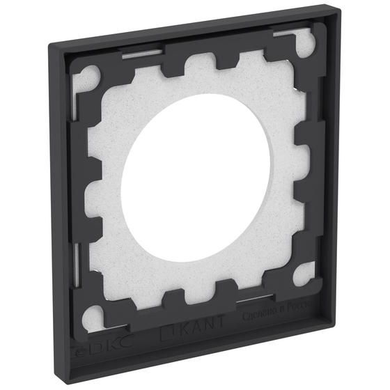 Рамка 1-м KANT IP44 черн. уголь DKC 7012942