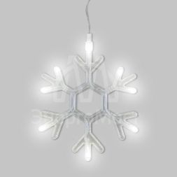 Фигура светодиодная &amp;quot;Снежинка&amp;quot; на присоске с подвесом бел. Neon-Night 501-019