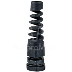 Сальник PG7 IP54 с гибким отводом d отверстия 11мм d проводника 3-6.5мм EKF plc-pg-7-g