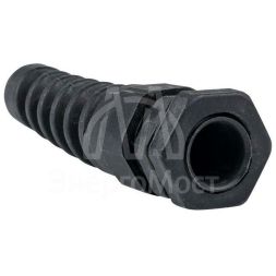 Сальник PG7 IP54 с гибким отводом d отверстия 11мм d проводника 3-6.5мм EKF plc-pg-7-g