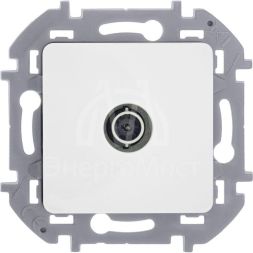 Розетка телевизионная TV Inspiria 2дБ 0-2400мГц с топологией &amp;quot;звезда&amp;quot; механизм бел. Leg 673850