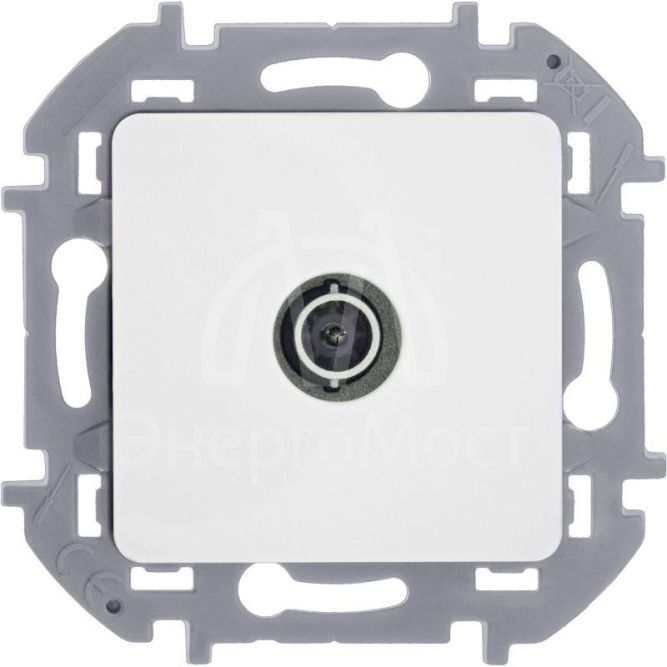 Розетка телевизионная TV Inspiria 2дБ 0-2400мГц с топологией &amp;quot;звезда&amp;quot; механизм бел. Leg 673850