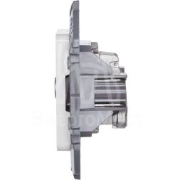 Розетка телевизионная TV Inspiria 2дБ 0-2400мГц с топологией &amp;quot;звезда&amp;quot; механизм бел. Leg 673850