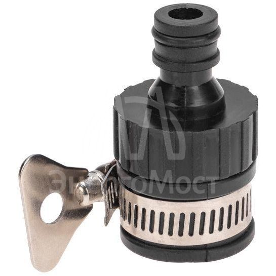 Адаптер пластмассовый 3/4дюйм с внешним хомутом ЧЕТЫРЕ СЕЗОНА 62-0280