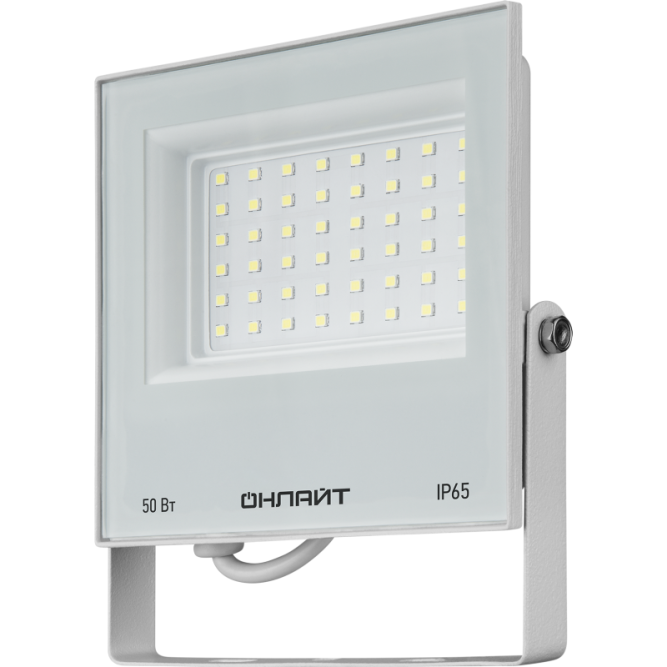 Прожектор светодиодный 90 137 OFL-50-6K-WH-IP65-LED 50Вт 6000К IP65 4000лм бел. ОНЛАЙТ 90137
