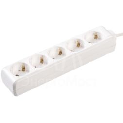 Удлинитель 5х3м с заземл. 16А IP20 У05 2P+PE IEK WYP10-16-05-03-Z-N