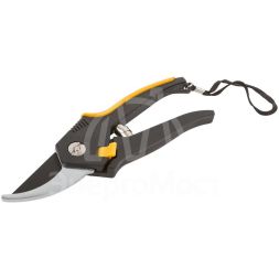 Секатор &amp;quot;Люкс&amp;quot; режущие кромки внахлест тефлон.покрытие лезвий прорезиненные ручки 200мм FIT 77093