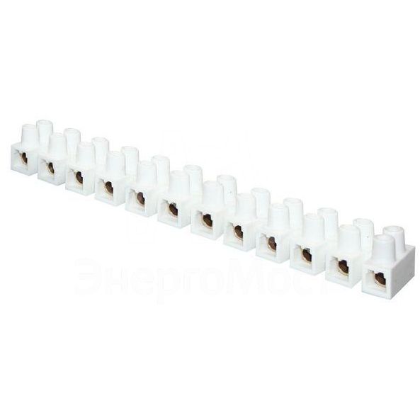 Колодка клеммная 25кв.мм 60А полистирол бел. PROxima EKF plc-KK-25-60-ps-w