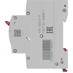 Выключатель автоматический модульный max типа MD63H 10кА 1п C 25А YON MD63H-1PC25