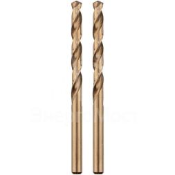 Сверло по металлу 2х49х24мм &amp;quot;Кобальт&amp;quot; (сталь HSS-Co 5% M35 P6M5K5) DIN 338 (блист.2шт) Kranz KR-91-0512