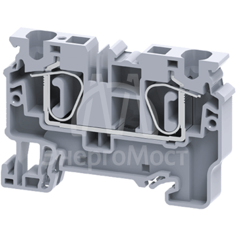 Клемма проходная пружинная OptiClip CX-6-I-41A-(0.2-6) сер. КЭАЗ 289715