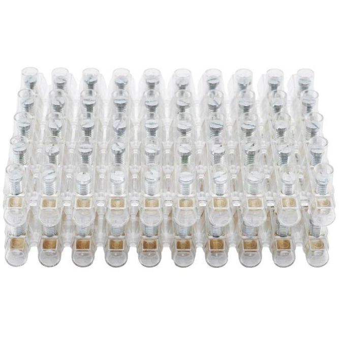 Клемма 1х(2.5-6мм)х10пол. винт. п/п DKC B60