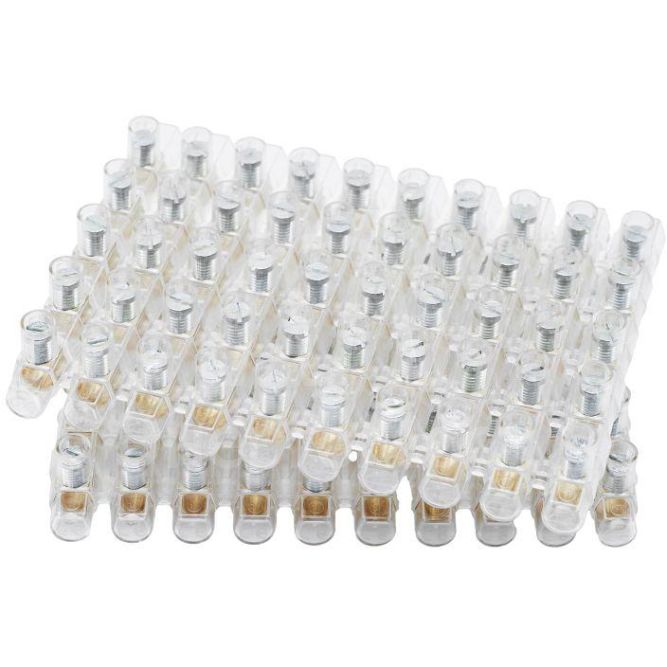 Клемма 1х(2.5-6мм)х10пол. винт. п/п DKC B60