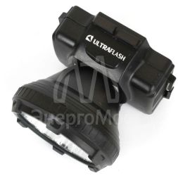 Фонарь налобный аккумуляторный LED 5362 (220В 7LED 2 режима; черн.) Ultraflash 11256
