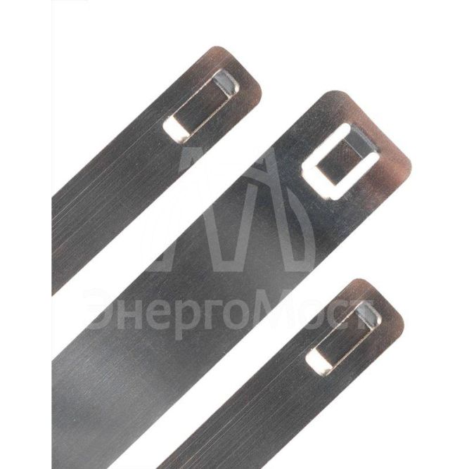 Бирка маркировочная стальная МБС (316) 89х19 (уп.100шт) Fortisflex 71476