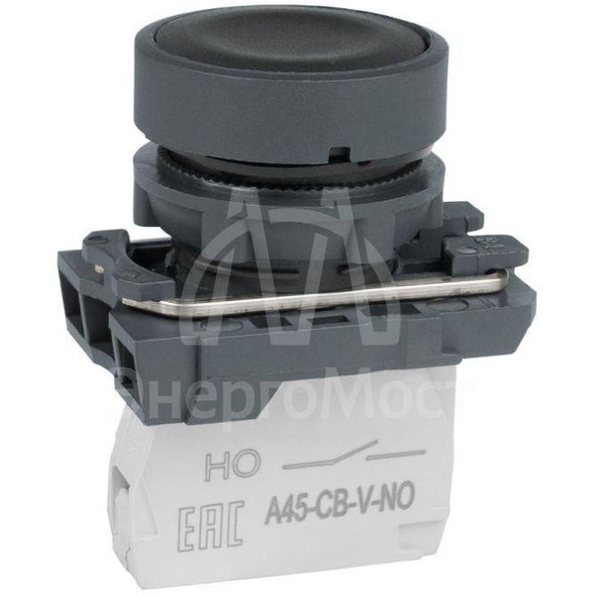 Кнопка OptiSignal D22 C5-P-210 черн. пластик 1НО XB5AA21 КЭАЗ 332180