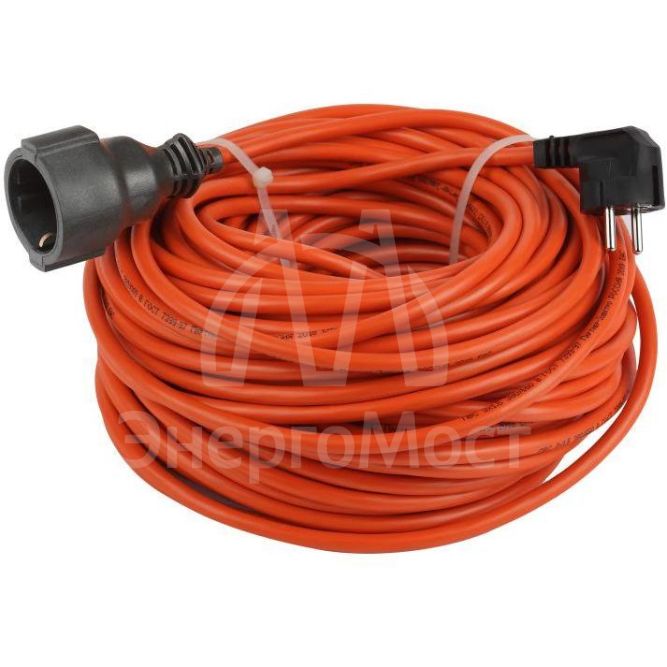 Удлинитель-шнур 1х40м с заземл. 16А IP20 UPx-1e-3х1.5-40m ПВС 3х1.5 (бухта) Эра Б0046818