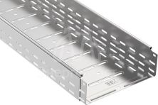 Лоток листовой перфорированный 300х100 L3000 сталь 1мм IEK CLP10-100-300-3