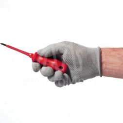 Отвертка диэлектрическая крестовая PZ1х80 K2 1000В ARMA2L 3 IEK A2L3-SC30-K2-PZ-10-080