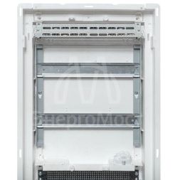 Щит комбинированный встраив. Nova 2 DIN-рейки + 2 монтаж. платы 4 габарит IP41 с метал. перфорированной дверью EKF nv-cb-pmd-2+2