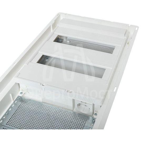 Щит комбинированный встраив. Nova 2 DIN-рейки + 2 монтаж. платы 4 габарит IP41 с метал. перфорированной дверью EKF nv-cb-pmd-2+2