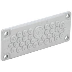 Ввод кабельный мембранный 35 отверстий d6-32мм IP65 (без клипс) TITAN IEK TI-01D-MC-035-65