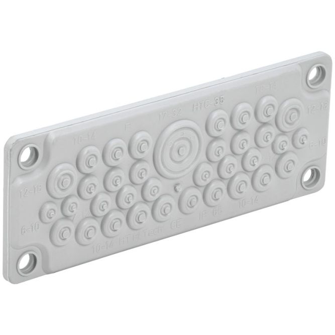 Ввод кабельный мембранный 35 отверстий d6-32мм IP65 (без клипс) TITAN IEK TI-01D-MC-035-65