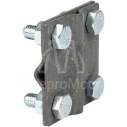 Зажим крестовидный прут-прут  (пластина 57х57мм) HZ PROxima EKF lp-g3109