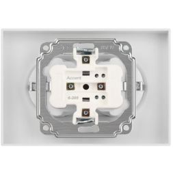 Розетка 2-м СП Accent 6-205-06 16А IP20 250В 2P+E Schuko AL/CU перламутр. Intro Б0063495