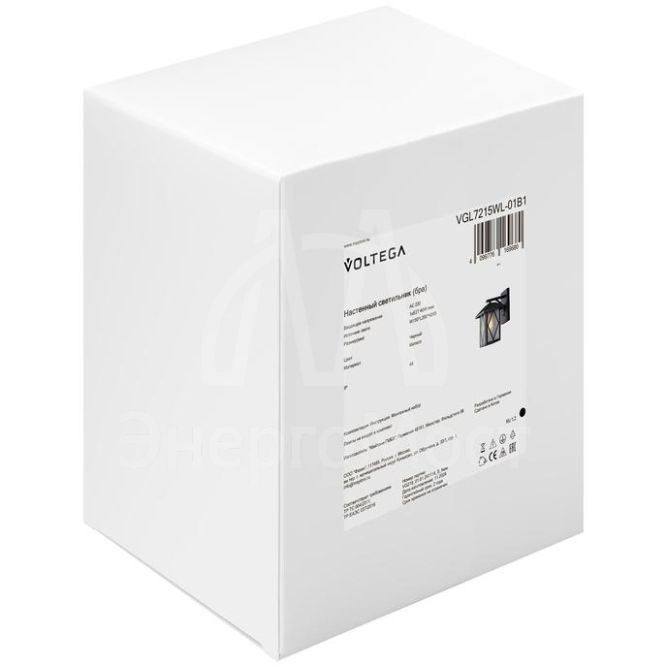 Светильник Cruz 1х40Вт E27 IP44 бра настен. Voltega VGL7215WL-01B1