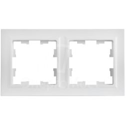 Рамка 2-м BRITE РУ-2-БрАБ арктич. бел. IEK BR-M22-K91