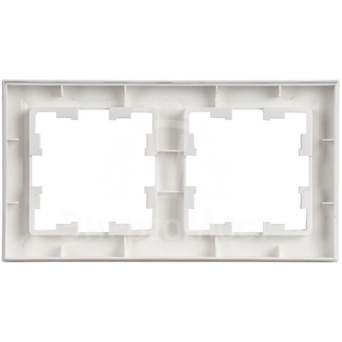 Рамка 2-м BRITE РУ-2-БрАБ арктич. бел. IEK BR-M22-K91