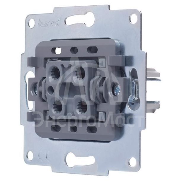 Механизм выключателя 1-кл. СП VESNA бел. LEZARD 742-0288-100