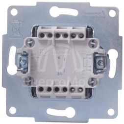 Механизм выключателя 1-кл. СП VESNA бел. LEZARD 742-0288-100