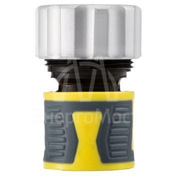 Коннектор для шланга быстросъемный 3/4дюйм с зажимной шайбок из цинка ЧЕТЫРЕ СЕЗОНА 62-0306-F