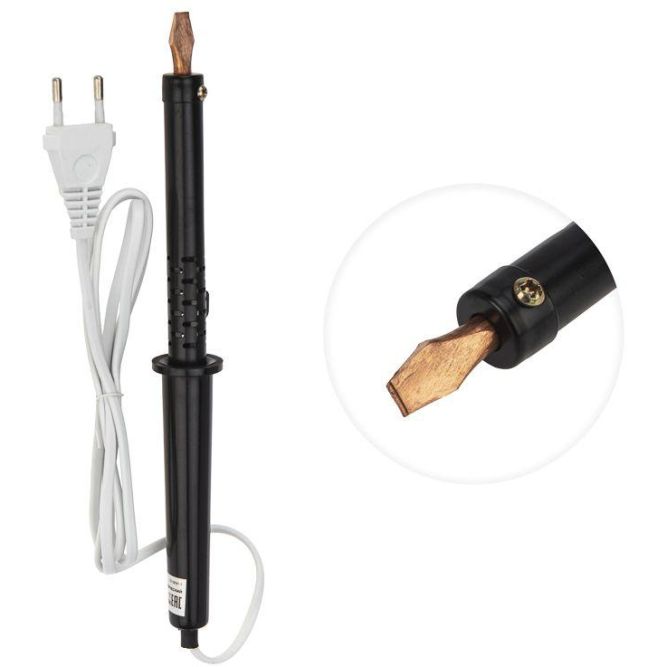 Паяльник ПП 220В 100Вт пластиковая ручка ЭПСН (Россия) Rexant 12-0291-1