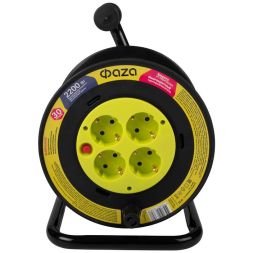 Удлинитель на катушке 4х30м с с заземл. CRG-04-3000 ФАZА 5063808