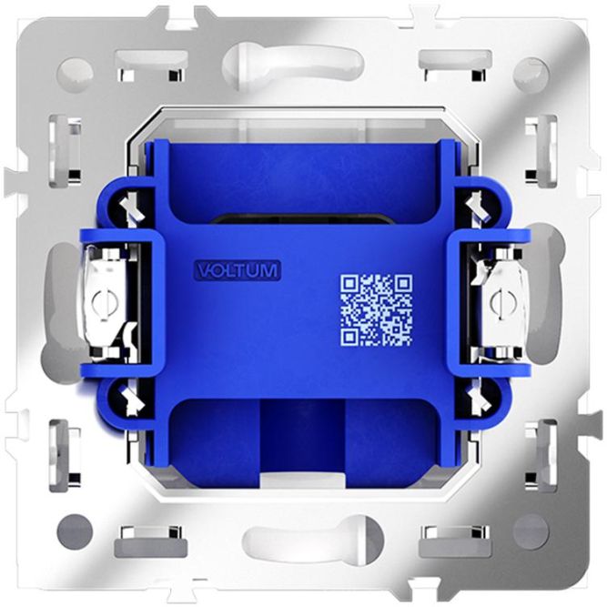 Вывод кабеля СП S70 механизм бел. матов. Voltum VLS080202