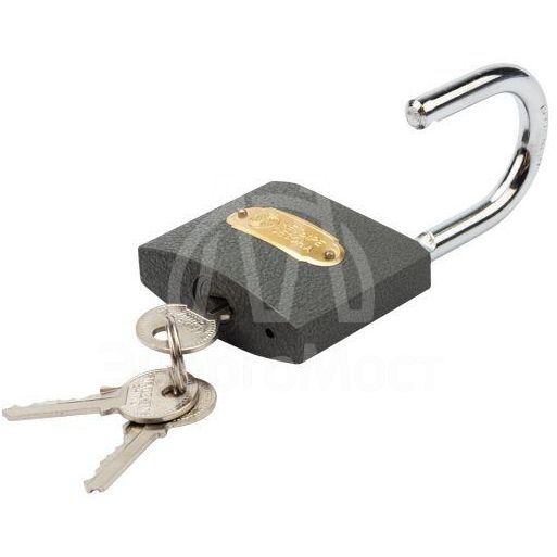 Замок навесной &amp;quot;Чугун&amp;quot; 60мм ЧЕТЫРЕ СЕЗОНА 79-0006