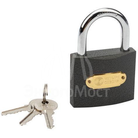 Замок навесной &amp;quot;Чугун&amp;quot; 60мм ЧЕТЫРЕ СЕЗОНА 79-0006