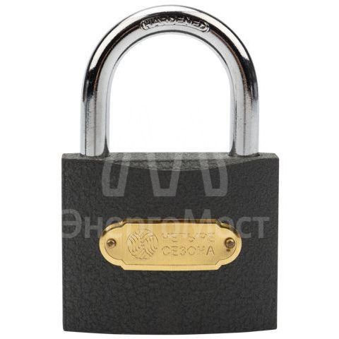 Замок навесной &amp;quot;Чугун&amp;quot; 60мм ЧЕТЫРЕ СЕЗОНА 79-0006