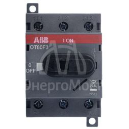 Рубильник 3п OT80F3 80А (75А AC23) ABB 1SCA105798R1001