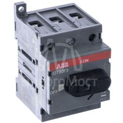 Рубильник 3п OT80F3 80А (75А AC23) ABB 1SCA105798R1001