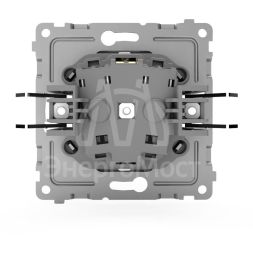 Розетка 1-м СП Pixel 16А IP20 с заземл. защ. шторки с крышкой механизм алюм. TOKOV ELECTRIC TKE-PX-R1ZSW1-C03