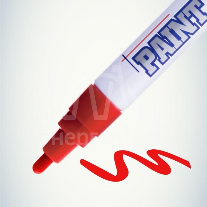 Маркер-краска 4мм нитро-основа красн. MunHwa Б0048231