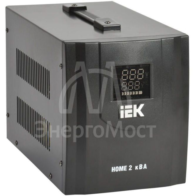 Стабилизатор напряжения HOME СНР 1/220 2кВА переносной IEK IVS20-1-02000