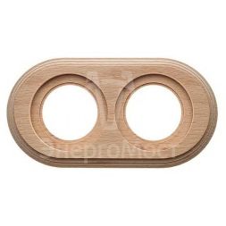 Рамка 2-м ретро дерево натурэль Bironi BF1-620-10